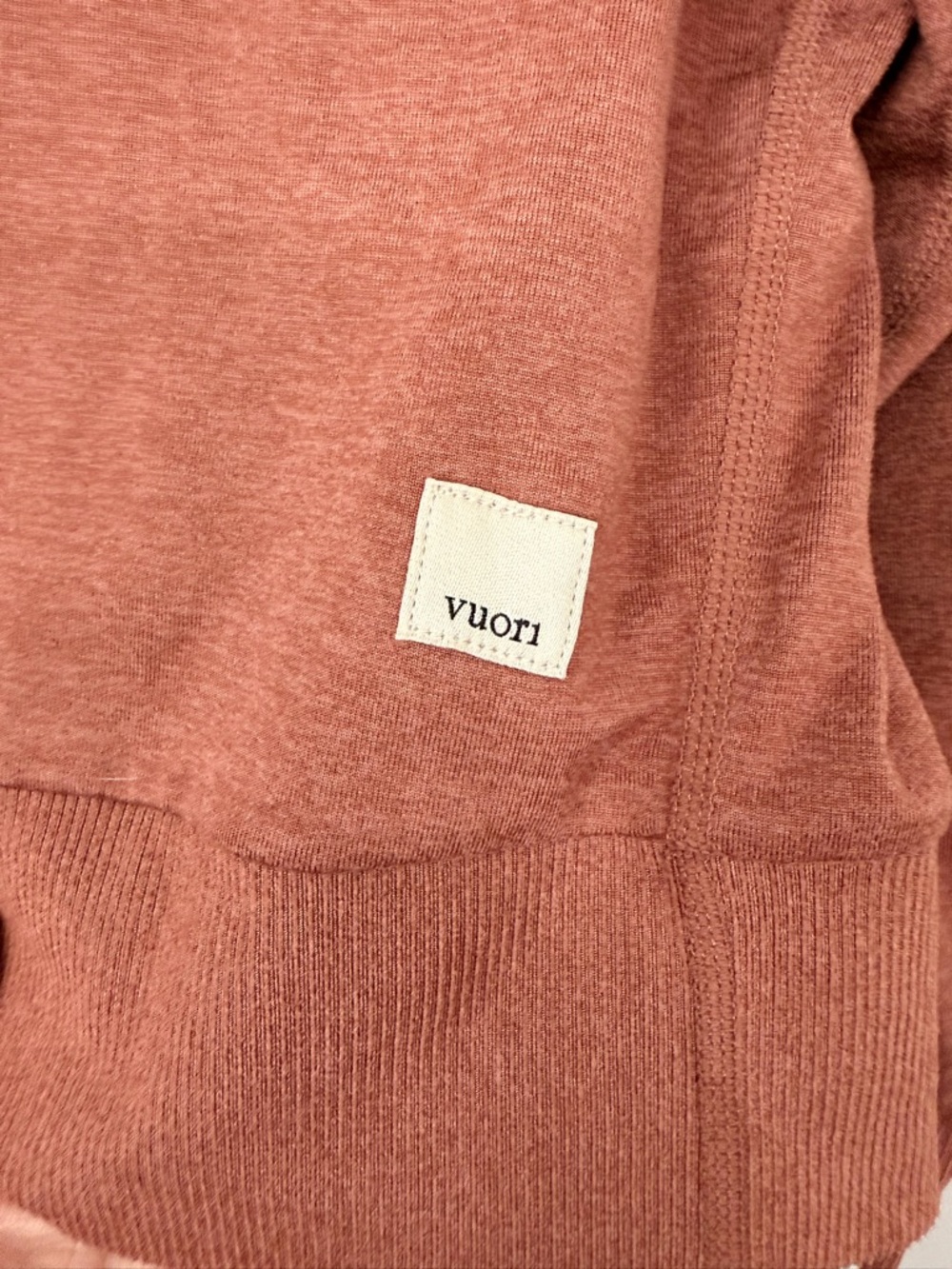 Vuori Halo Crewneck Pullover Long Sleeve Rust Brown Size XL/XXL - Picture 4 of 6